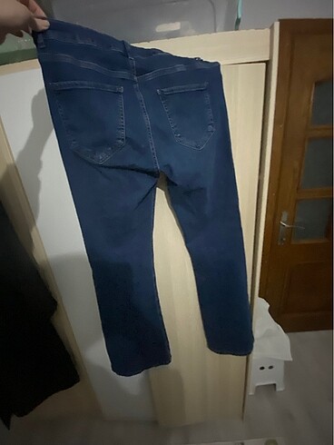 32 Beden Koton İspanyol paça pantolon