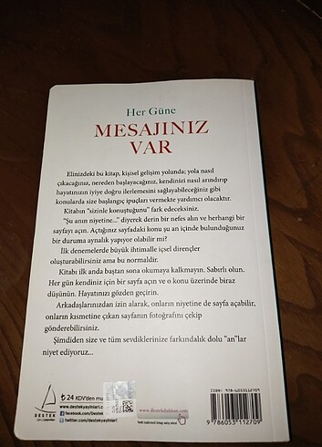 Her Güne Mesajınız Var Bülent Gardiyanoğlu Kişisel Gelişim Kitab
