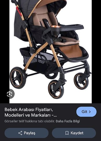 Kahverengi Bebek Arabası - Konforlu ve Dayanıklı