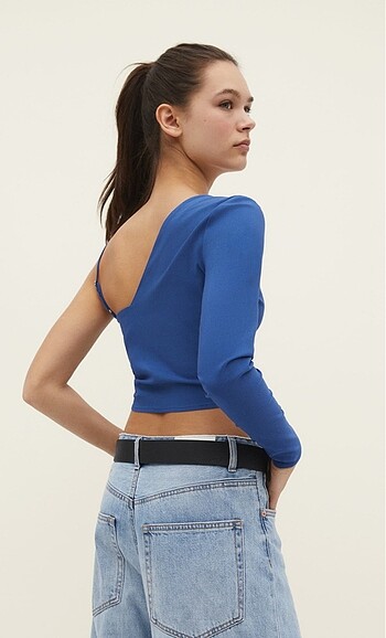 Stradivarus crop bluz