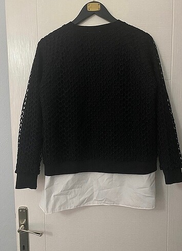 l Beden siyah Renk twist bomber ceket