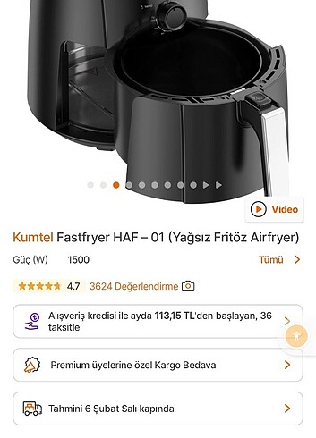 Kumtel fritöz 4.7l 