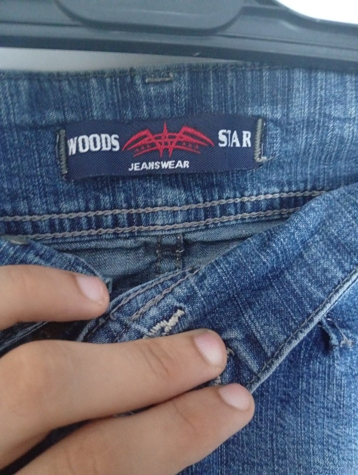 Kemerli Koyu Mavi Mini Denim Şort - Görsel 2