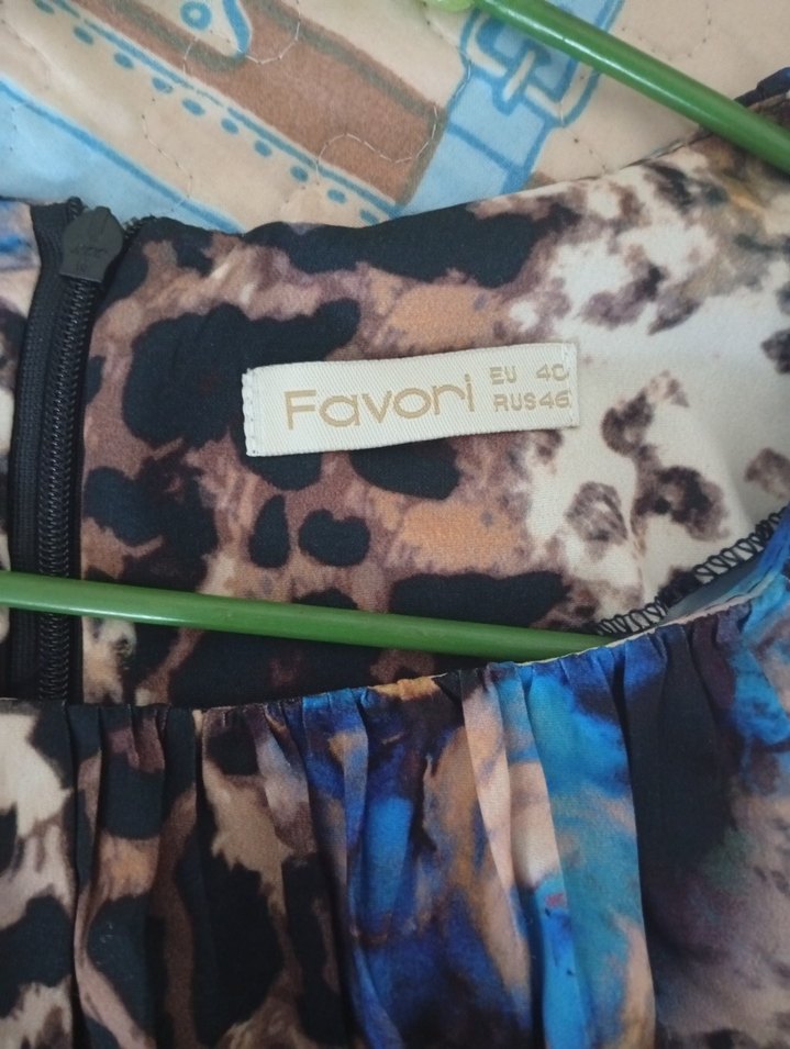 Uzun Kollu, Bohem Yılan Desenli Uzun Elbise - Görsel 2