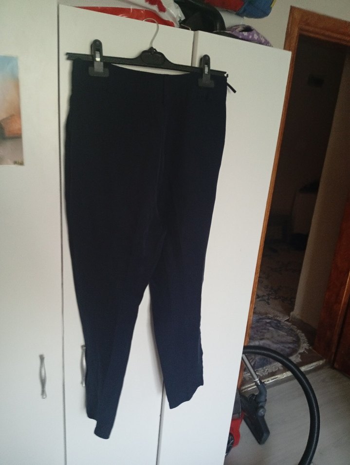 Siyah Kadın Normal Boy Denim Pantolon - Görsel 3