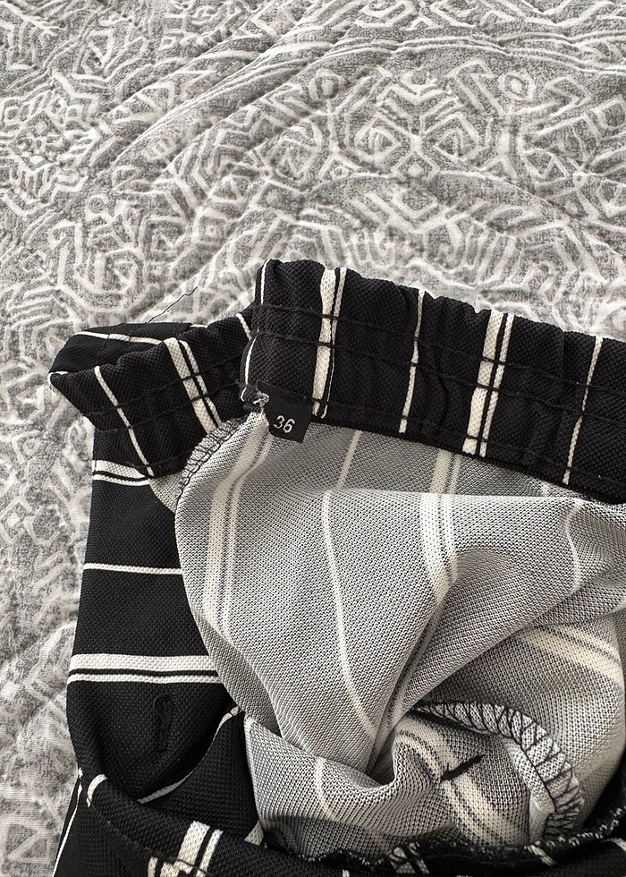 Havuç model ince kumaş pantolon - Görsel 2