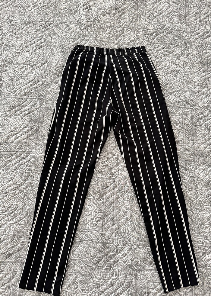 Havuç model ince kumaş pantolon - Görsel 4