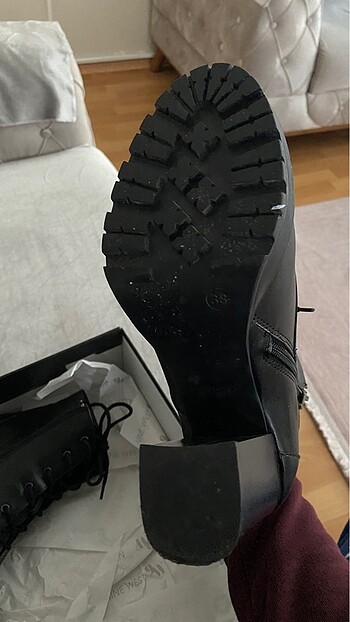 38 Beden siyah Renk Nine West LILIU Topuklu Bot