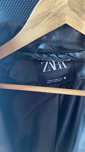 xs Beden Zara Biker Deri Ceket