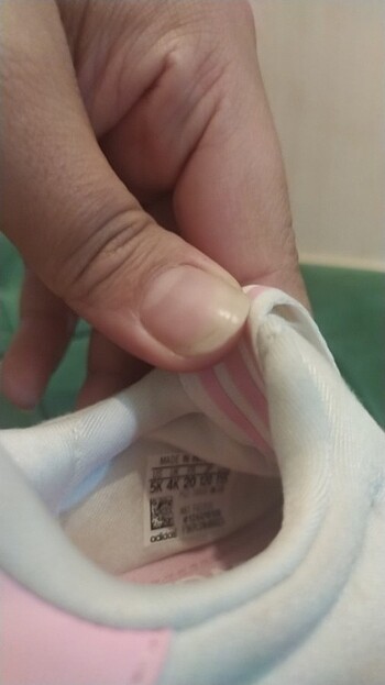 20 Beden beyaz Renk Adidas kız bebek süper star