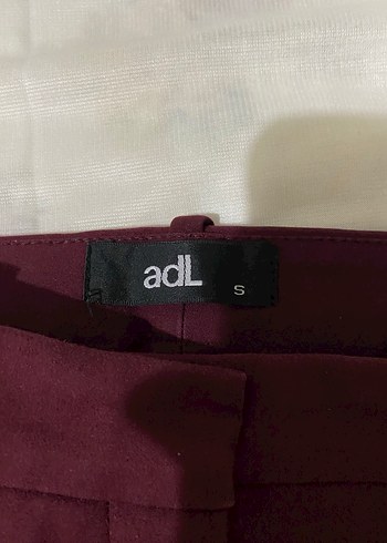 Kadın Bordo Midi Kumaş Pantolon - Görsel 2