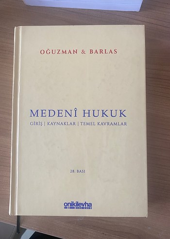 Medenî Hukuk - Giriş, Kaynaklar, Temel Kavramlar