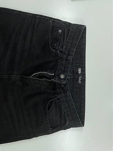 Zara Siyah straight kalıp pantolon