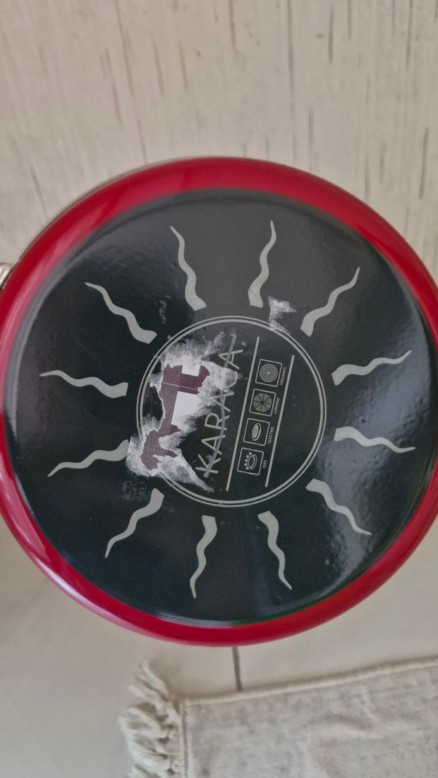 karaca retro emaye tava - Görsel 2