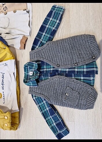 9-12 ay erkek bebek takımlar - Görsel 3