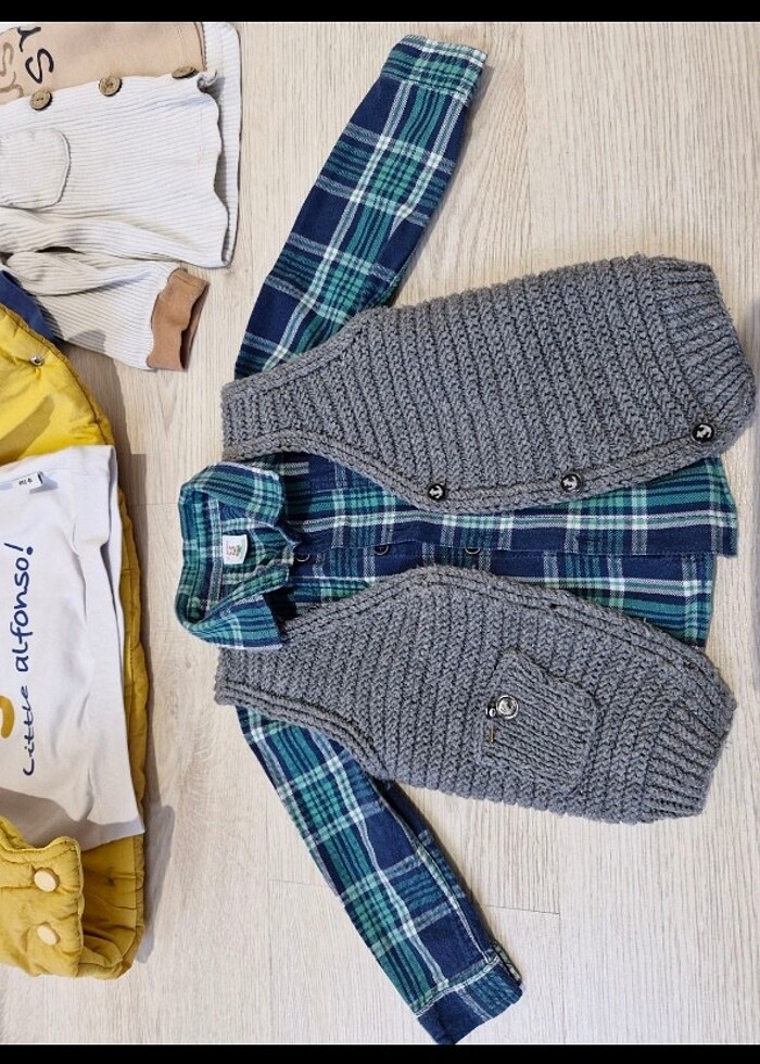 9-12 ay erkek bebek takımlar - Görsel 3