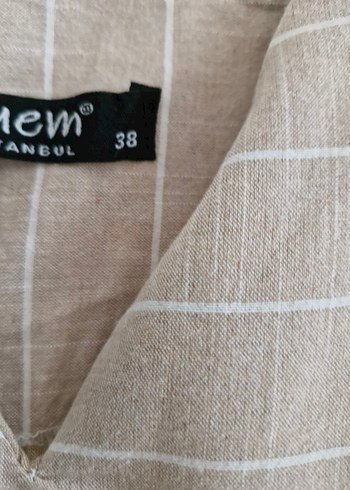 Bej Bohem Uzun Kollu Tunik - Görsel 2