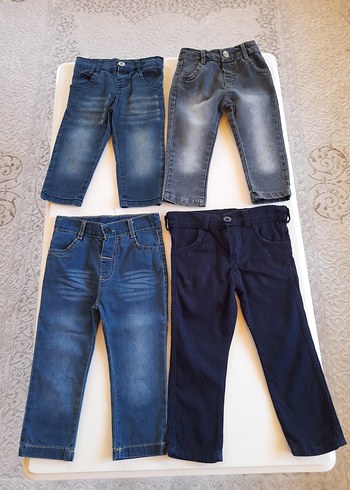 Diğer Erkek Çocuk Gri Denim Pantolon