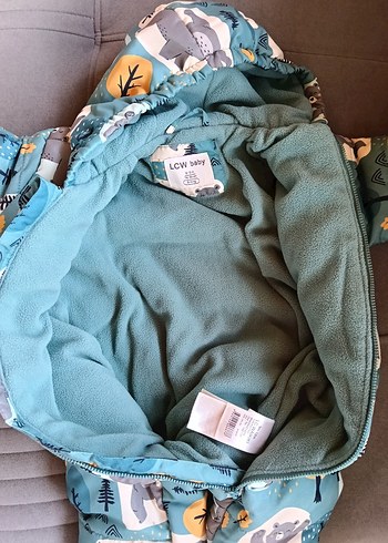 Kapüşonlu, Fermuarlı Bebek Erkek Tulumu - Görsel 3