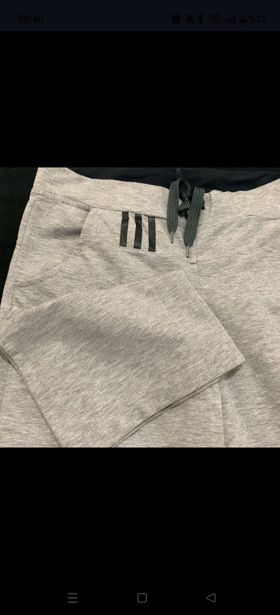 Gri Adidas Eşofman Altı - Görsel 2