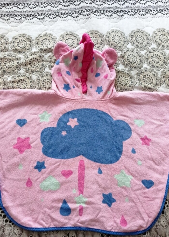 Decathlon bebek havlu pamço - Görsel 2