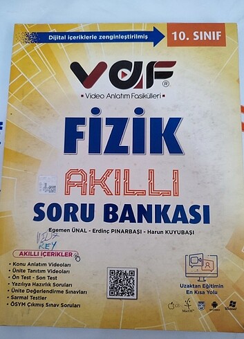 10.sınıf VDF FİZİK SORU BANKASI 