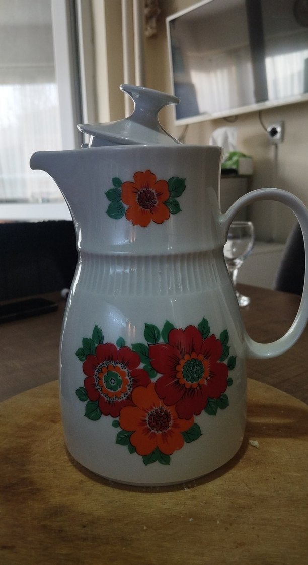 Colditz Beyaz porselen çaydanlık 90 Numaralı - Görsel 2