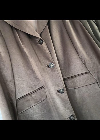 Jade marka uzun pardesü - Görsel 4