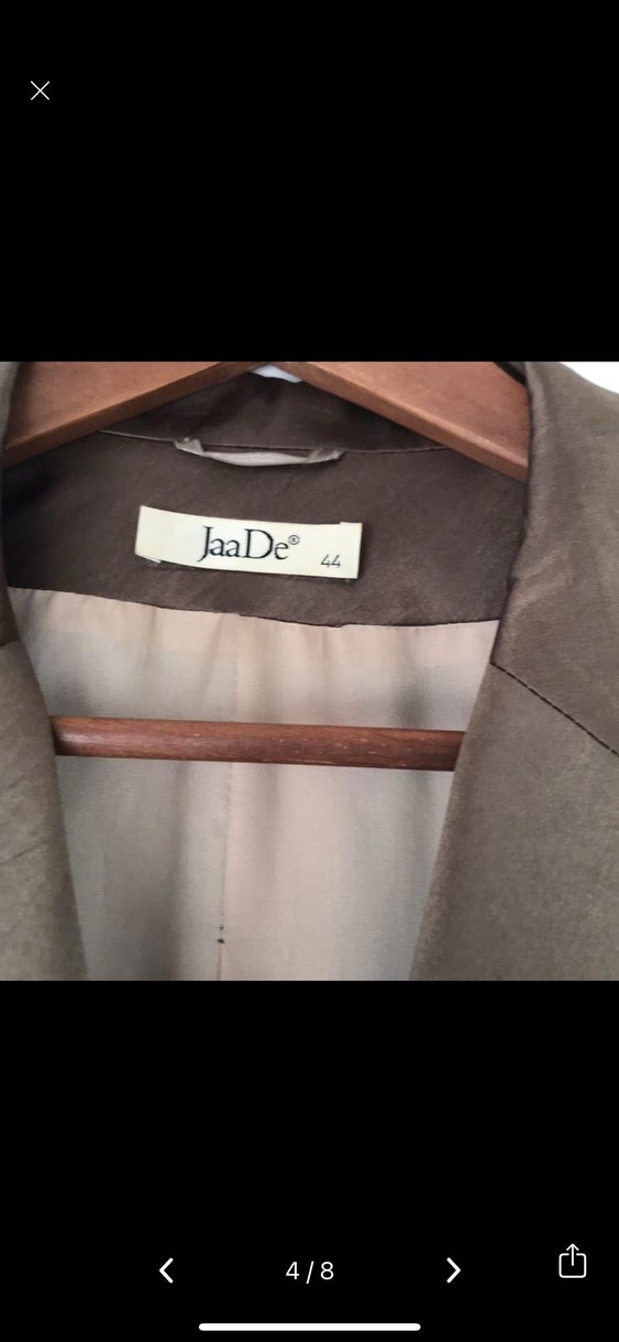 Jade marka uzun pardesü - Görsel 3