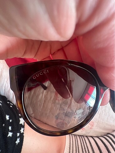 Gucci Gucci kahverengi güneş gözlüğü