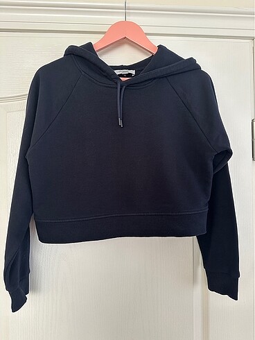 İpekyol crop lacivert sweatshirt