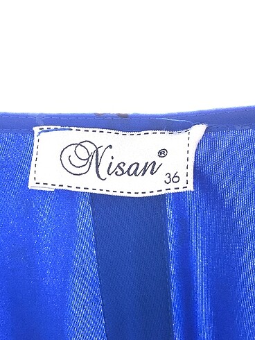 36 Beden mavi Renk PreLoved Kısa Elbise %70 İndirimli.