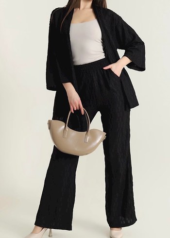 Taş Voager Kimono Pantolon Kadın İkili Takım - Görsel 3