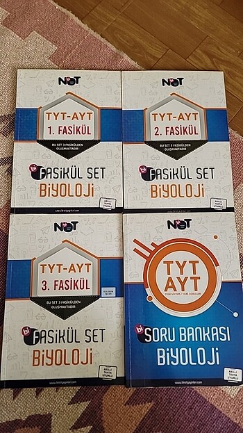 Biyoloji TYT - AYT fasikül seti 