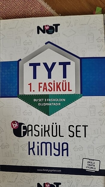  TYT kimya fasikül seti 