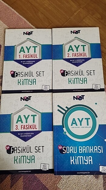 AYT Kimya fasikül set