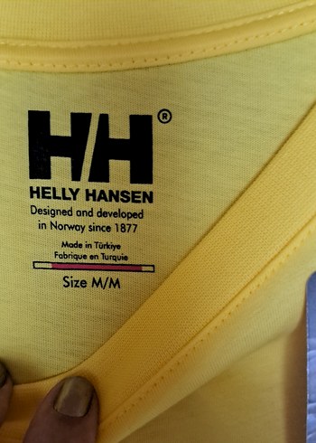 Diğer Helly Hansen Sarı Baskılı Erkek Tişört