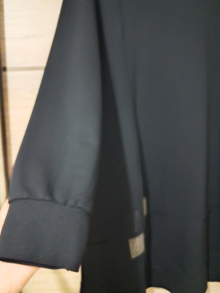 Siyah Uzun Kollu Salaş Tunik - Görsel 4