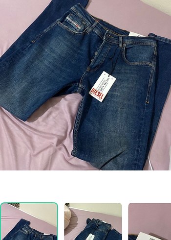 Diesel Koyu Mavi Denim Jean
