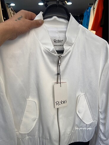 s Beden beyaz Renk robin bomber ekru ceket
