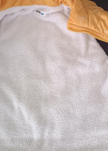 Kızlar için Parlak Sarı Fermuarlı Yelek - Görsel 5