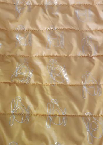 Kızlar için Parlak Sarı Fermuarlı Yelek - Görsel 4