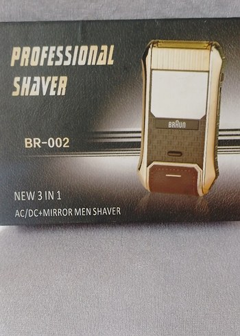 Beden Braun Şarjlı Kahverengi Erkek Tıraş Makinesi