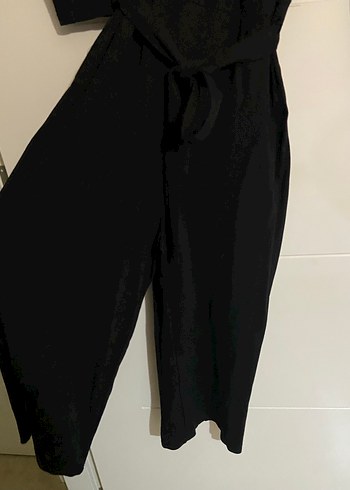 Kemerli Siyah Tulum - Görsel 3