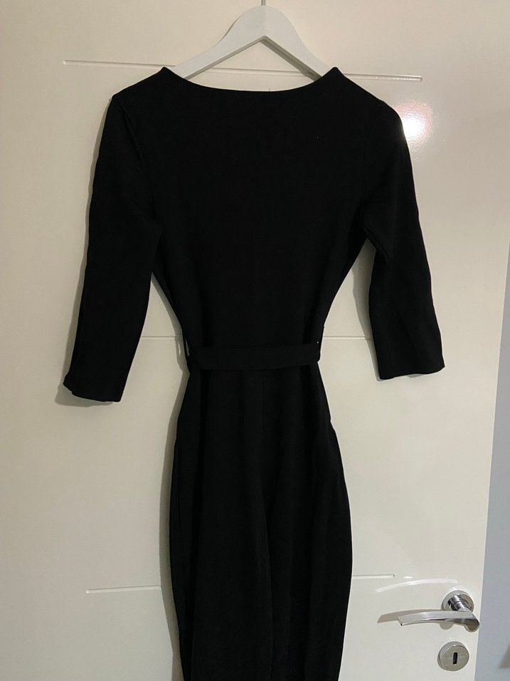 Kemerli Siyah Tulum - Görsel 4