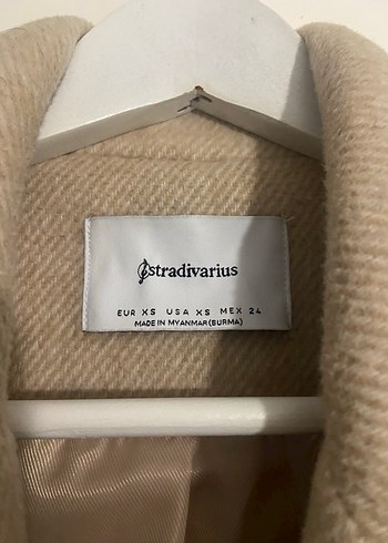 Bej Düğmeli Klasik Kaban - Görsel 2