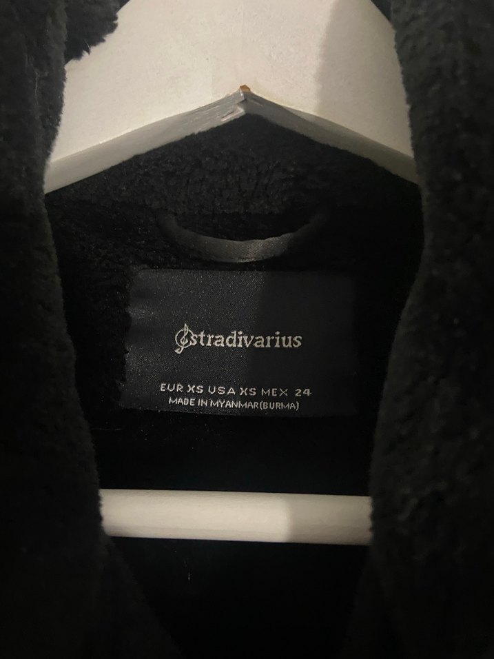 Kürk Detaylı Siyah Deri Biker Ceket - Görsel 3