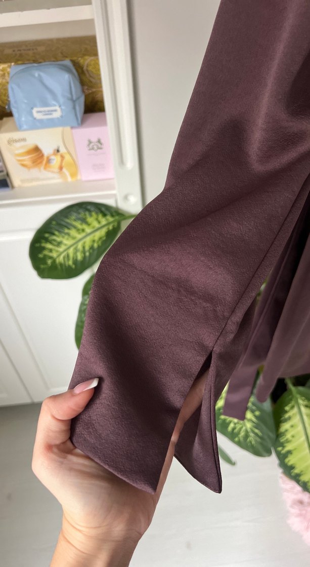 Kahve Kadın Ceket Elbise - Görsel 5