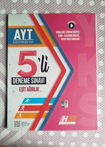 Hız ve Renk 5'li Ayt Eşit Ağırlık Denemesi