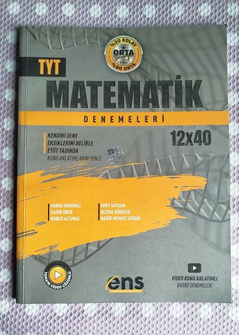 Ens Yayınları 12'li Tyt Matematik Denemesi